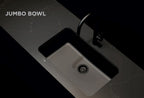 Carysil N100 Jumbo Single Bowl Quartz Kitchen Sink Black Color