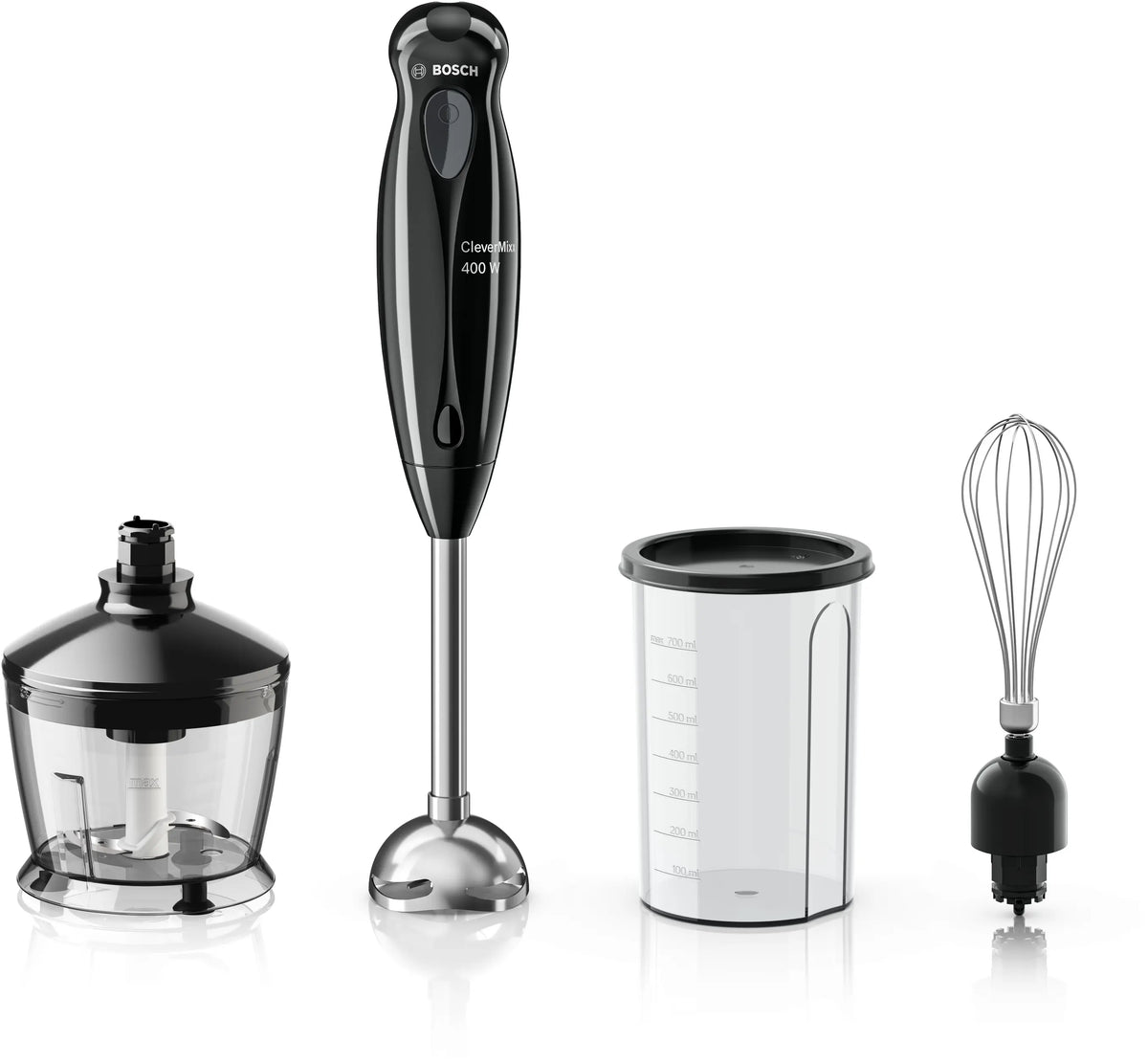 Bosch Hand Blender CleverMixx 400 W | Dark Grey Metallic | MS1BG1151I