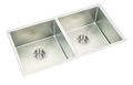 Anupam Sink CS 903 DS | SIZE - 37x18X9 INCHES | Handmade Double Bowl Kitchen Sink | 304 GRADE S.S SINK