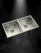 Anupam Sink CS 903 DS | SIZE - 37x18X9 INCHES | Handmade Double Bowl Kitchen Sink | 304 GRADE S.S SINK