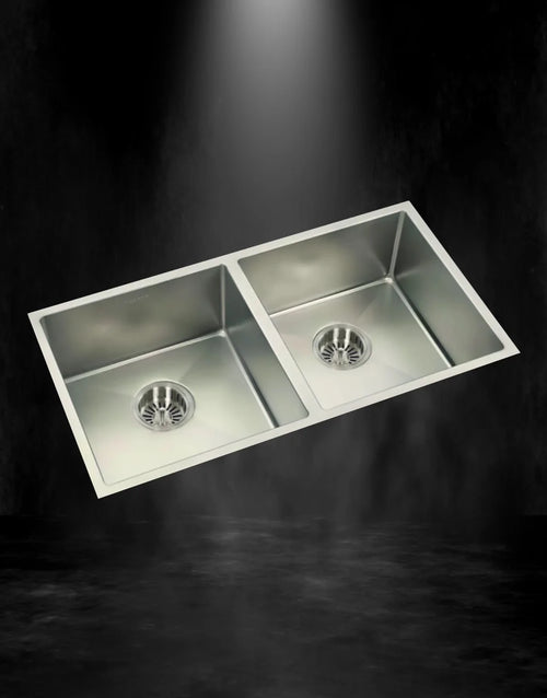 Anupam Sink CS 903 DS | SIZE - 37x18X9 INCHES | Handmade Double Bowl Kitchen Sink | 304 GRADE S.S SINK