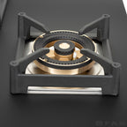 Faber Bella 70 cm 4  Brass Burner Built-in Gas Hob | Matte Black Glass Top | Auto-Ignition |