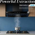 Glen Chimney 6052 Slim BLDC Motor 60 cm | Powerful Suction of 1400 CMH | Invertor Technology