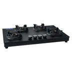 Glen CT 1045 Ultra Slim MG 75 cm Gas Cooktop | Auto Ignition | 4 Brass Burners | 75 cm | 1045USMG