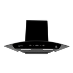 Crompton Aeries Curved 60 cm Filterless Kitchen Chimney | 1280 m³/hr Suction | Gesture Control | Thermal Auto Clean
