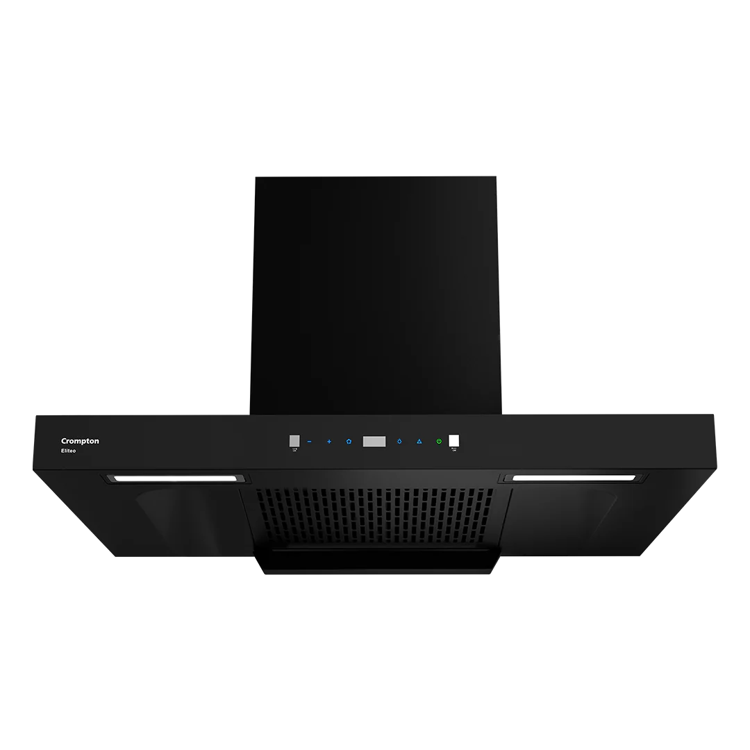 Crompton Eliteo Box 75 cm(ELB-75) Chimney | Filterless Technology | Smart ON feature | Auto Clean