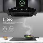 Crompton Eliteo Curve 60 cm(ELC-60) Chimney | Filterless Technology | Smart ON feature | Auto Clean