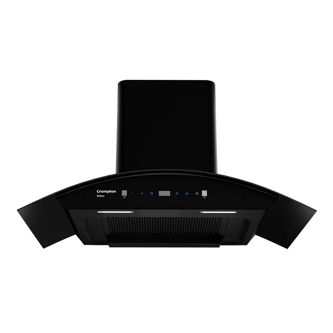 Crompton Eliteo Curve 75 cm(ELC-75) Chimney | Filterless Technology | Smart ON feature | Auto Clean