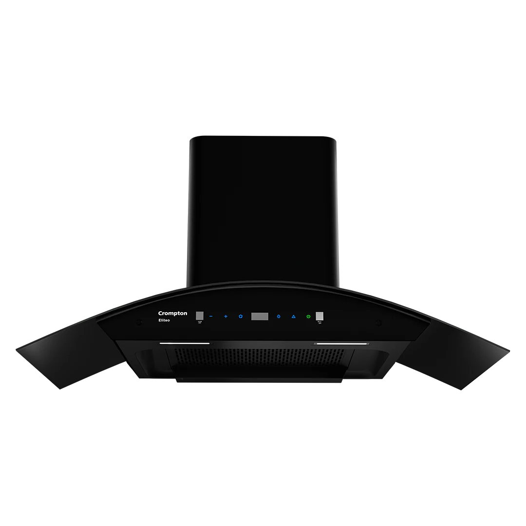 Crompton Eliteo Curve 90 cm(ELC-90) Chimney | Filterless Technology | Smart ON feature | Auto Clean