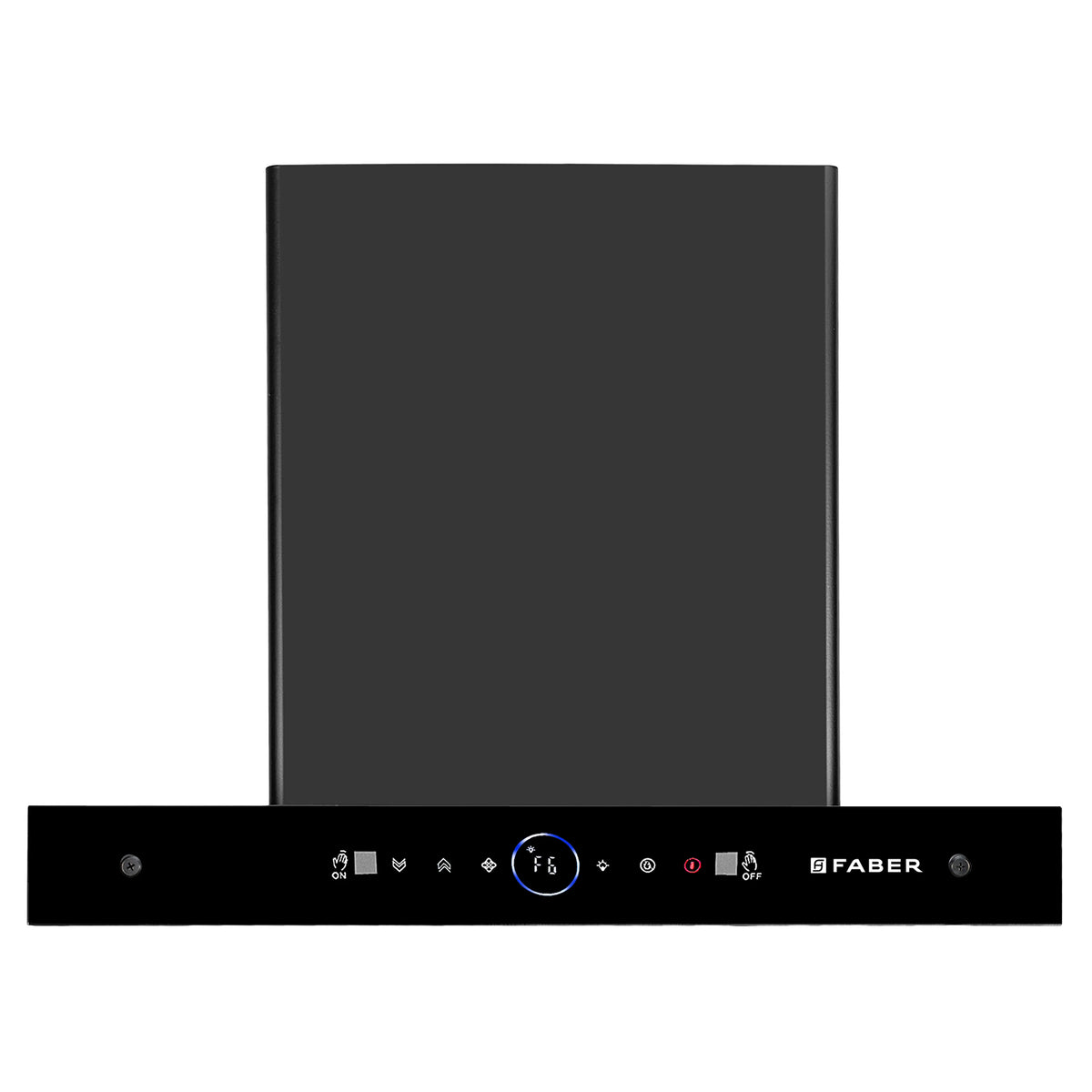 Faber Dazzle BLDC Filterless Auto Clean Kitchen Chimney 75 cm | Powerful Suction | Black