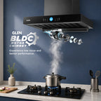 Glen Chimney 6052 LCD BLDC Motor 60 cm | Powerful Suction of 1600 CMH | Invertor Technology