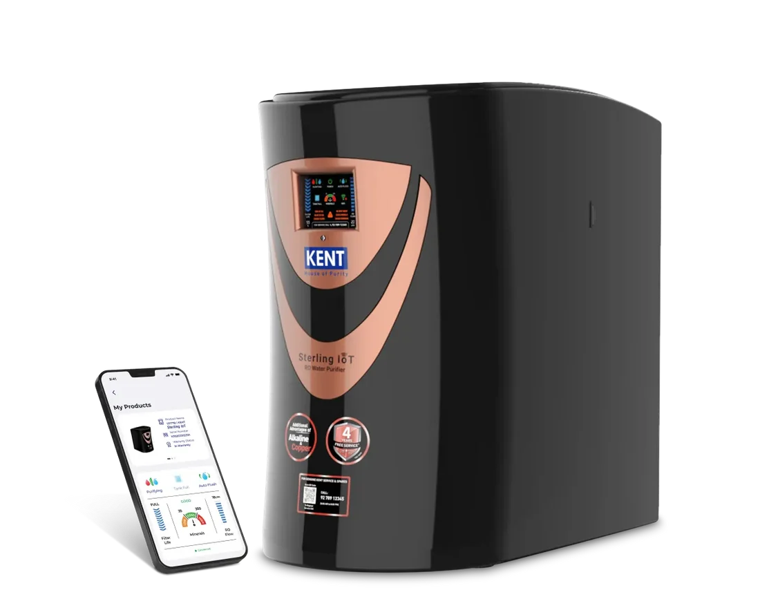 KENT Sterling IoT RO Water Purifier | Digital Display | 20L/hr capacity | 6L Storage Capacity