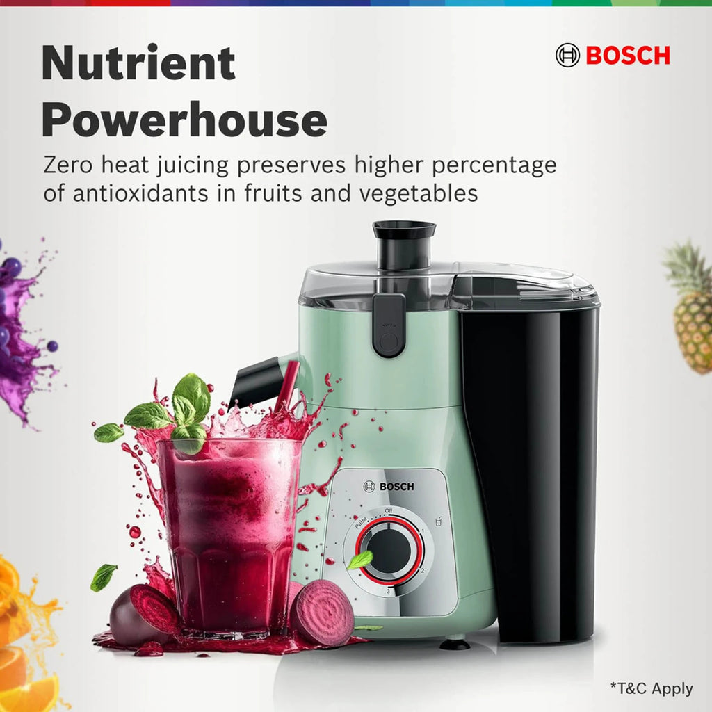 BOSCH TrueMixx 750W Juicer Mixer Grinder (Green) MJ4412A1GI