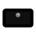 Carysil N100 Jumbo Single Bowl Quartz Kitchen Sink Black Color